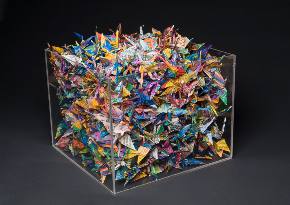 Sara Steele A Thousand Cranes by Students and Faculty